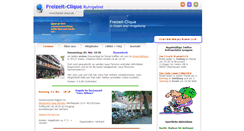 Desktop Screenshot of freizeit-clique.de